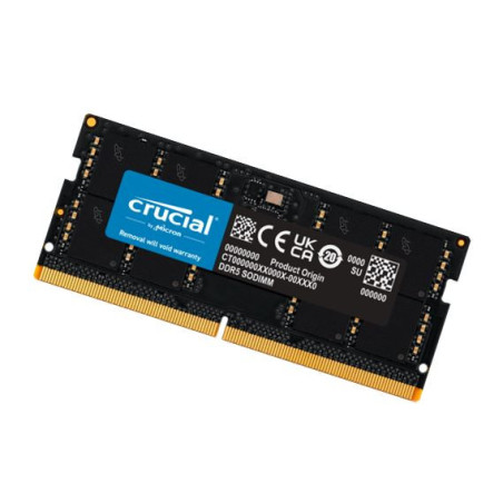 Crucial 64GB (1x64GB) DDR5 SODIMM 5600MHz CL46 Notebook Laptop Memory