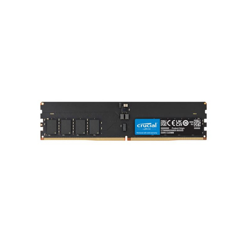 Crucial 32GB (1x32GB) DDR5 CUDIMM 6400MHZ CL52 Desktop PC Memory for Intel Core Ultra Processors AI PC