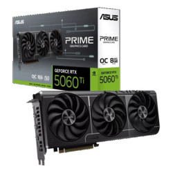 ASUS nVidia GeForce PRIME RTX™ 5060 Ti 8GB GDDR7 OC Edition, 4608CUDA ,2647MHz, 8GBGDDR7, 28Gbps, 128bit, PCIe5.0, 7680x432