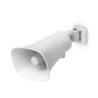 Ubiquiti AI Horn Speaker, White, All-weather PoE 120 dB Horn Speaker With Advanced AI Alert Functionality&Versatile Wall, Cor