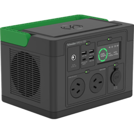 APC OffGrid Portable Power Station 330, 230V, 332Wh Lithium-ion, LCD, 2 AS3112 Australian outlets, Sinewave, 3 USB-A, 1 USB-C