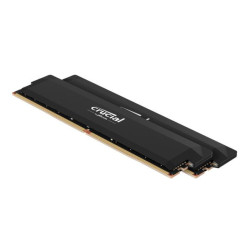 Crucial Pro 64GB (2x32GB) DDR5 UDIMM 6000MHz CL40 Black Heat Spreader Support Intel XMP AMD Ryzen Desktop PC Gaming Memory