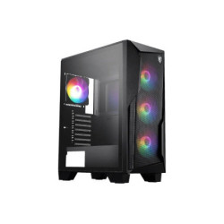 MSI MAG FORGE 130A AIRFLOW ATX Case, 2x USB 5Gbps, 1x Mic-in / Audio-out, 1x LED, 3x 2.5', 2x 2.5'/3.5', ATX / Micro-ATX / Mi