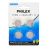 Sansai Lithium Button Coin Battery 3V -CR2032 -4 pack for Motherboard Danger of swallowing Keep batteries away from young chi