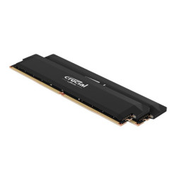 Crucial Pro 64GB (2x32GB) DDR5 UDIMM 6400MHz CL40 Black Heat Spreader Support Intel XMP AMD Ryzen Desktop PC Gaming Memory