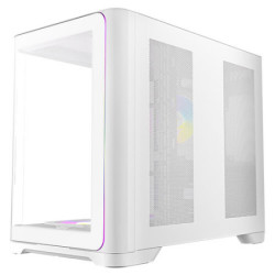 Antec C5 Curve ARGB ATX mATX, Dual Chamber, 4x Perfromance PWM ARGB fans, 4mm TG, USB Type-C 3.2 Gen 2 x 1, Mid Tower White C