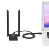 Simplecom NW628v2 AX1800 Dual Band WiFi 6 USB Adapter with 2x 5dBi High Gain Antennas