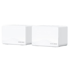 Mercusys Halo H25BE(2-pack) BE3600 Whole Home Mesh Wi-Fi 7 System, 460 m²,  688 Mbps at 2.4 GHz, 2880 Mbps at 5 GHz, MLO, 40