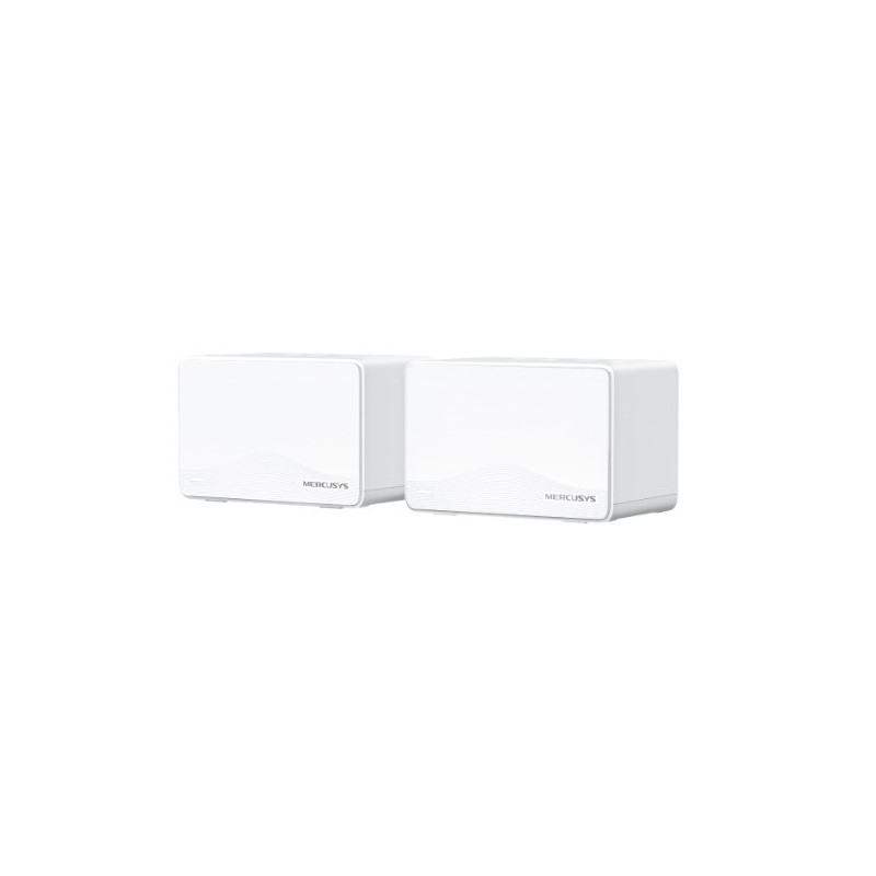 Mercusys Halo H25BE(2-pack) BE3600 Whole Home Mesh Wi-Fi 7 System, 460 m²,  688 Mbps at 2.4 GHz, 2880 Mbps at 5 GHz, MLO, 40