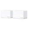 Mercusys Halo H25BE(2-pack) BE3600 Whole Home Mesh Wi-Fi 7 System, 460 m²,  688 Mbps at 2.4 GHz, 2880 Mbps at 5 GHz, MLO, 40