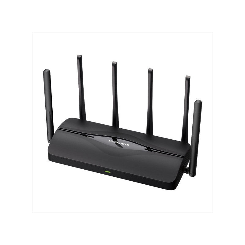 Mercusys MR37BE BE6500 Dual-Band Wi-Fi 7 Router, 1× 2.5 Gbps WAN port, 1× 2.5 Gbps LAN port and 2× 1 Gbps LAN ports
