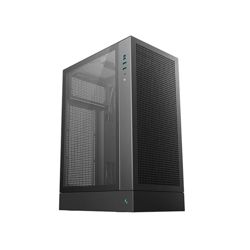 DeepCool CH170 PLUS Vertical Micro-ATX Compact Case, USB3.0×2, Gen2 Type-C x1, Audio/Mic×1