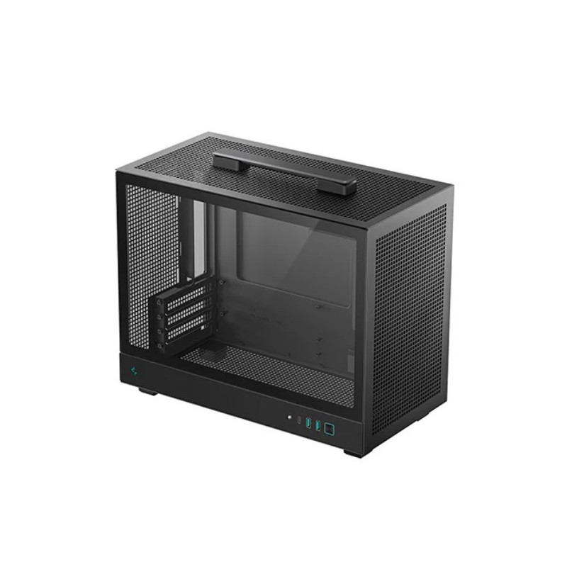 DeepCool CH160 PLUS Portable Micro-ATX Compact Case, USB3.0×2, Gen2 Type-C x1, Audio/Mic×1