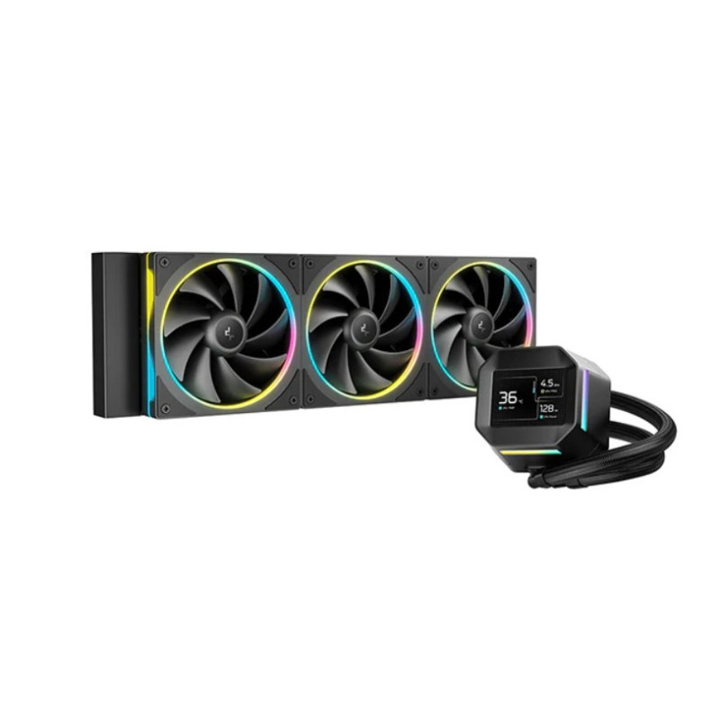 DeepCool LM360 ARGB Liquid Cooler Mini LCD Screen, 2.4' IPS, 320×240 Resolution , Intel LGA1851/1700/1200   More, AMD AM5/AM