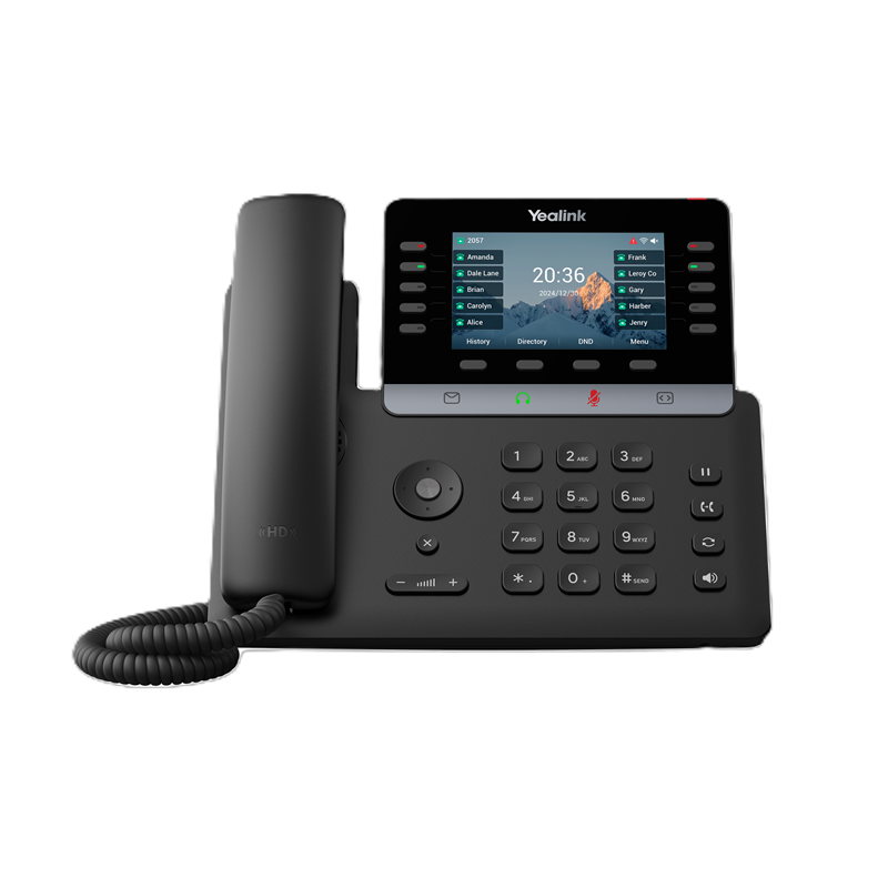 Yealink SIP-T74U (SBC READY) IP Phone, 4.3' Color Display, 16 SIP Accounts, HD Voice, USB & PoE, Linux 6.1, TEE Encryption
