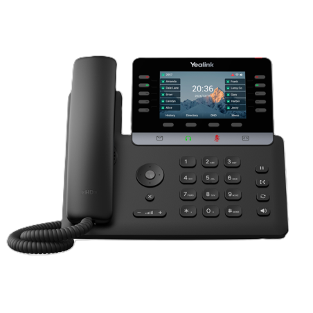 Yealink SIP-T74U (SBC READY) IP Phone, 4.3' Color Display, 16 SIP Accounts, HD Voice, USB & PoE, Linux 6.1, TEE Encryption