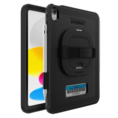 OtterBox Defender Apple iPad (11') (A16) (11th Gen) / iPad (10.9') (10th Gen) Case with Handstrap Black -No Retail Packaging-