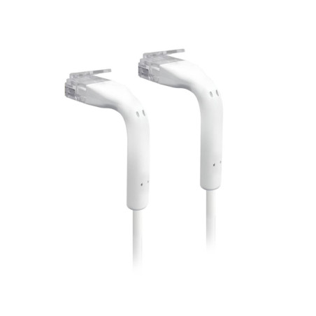 Ubiquiti UniFi Patch Cable, Length 0.3m, White, Ultra-Thin Patch Cable With GbE Support And Flexible, Bendable Boots For Enha