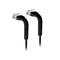 Ubiquiti UniFi Patch Cable, Length 0.3m, Black, Ultra-Thin Patch Cable With GbE Support And Flexible, Bendable Boots Enhanced