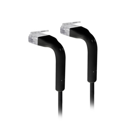 Ubiquiti UniFi Patch Cable, Length 0.3m, Black, Ultra-Thin Patch Cable With GbE Support And Flexible, Bendable Boots Enhanced