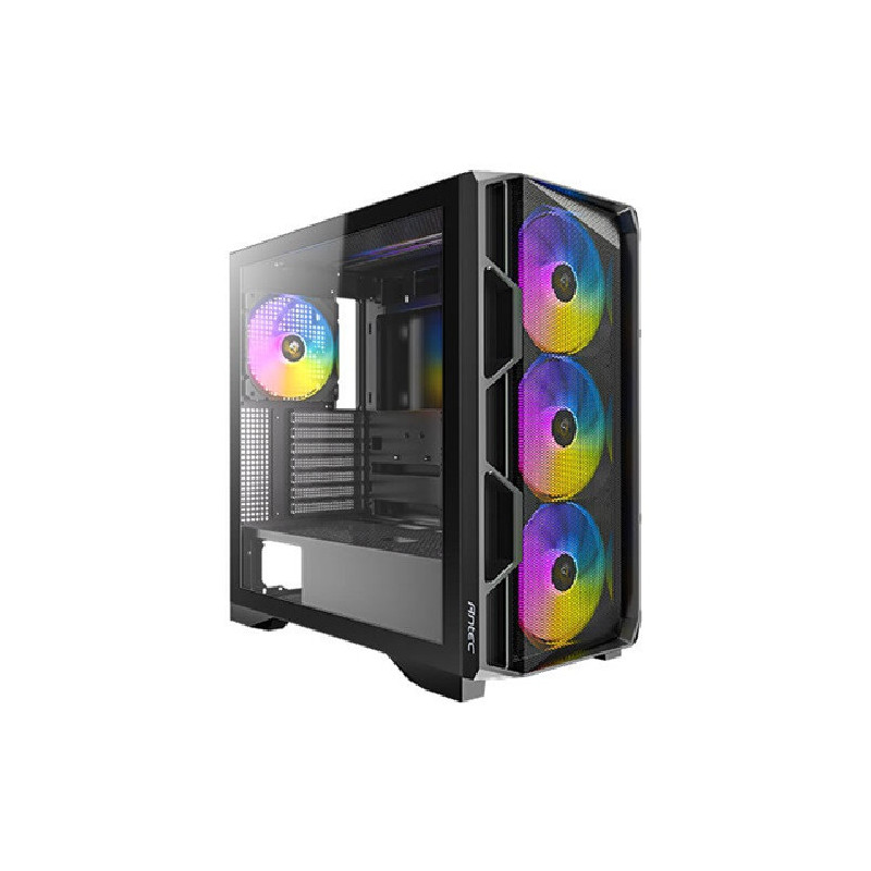 Antec AX1000 ARGB E-ATX ATX Micro-ATX ITX LED Control button USB3.0 x2 Type-C 3.2 Gen2 x1 Tempered Glass Side Panel Mid-Tower