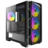 Antec AX1000 ARGB E-ATX ATX Micro-ATX ITX LED Control button USB3.0 x2 Type-C 3.2 Gen2 x1 Tempered Glass Side Panel Mid-Tower