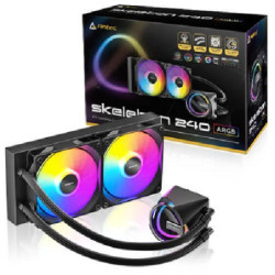 Antec Skeleton 240 ARGB, All-in-One Liquid Cooler, 240mm, PWM ARGB fans, 2000RPM, 72.29CFM, Intel/AMD support, ≤32dB, alumi
