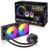 Antec Skeleton 240 ARGB, All-in-One Liquid Cooler, 240mm, PWM ARGB fans, 2000RPM, 72.29CFM, Intel/AMD support, ≤32dB, alumi