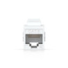Ubiquiti Cat6 Keystone Coupler, 12-Pack, White, Pass-Through Cat6 Keystone Coupler For Connecting Pre-Terminated Ethernet Cab
