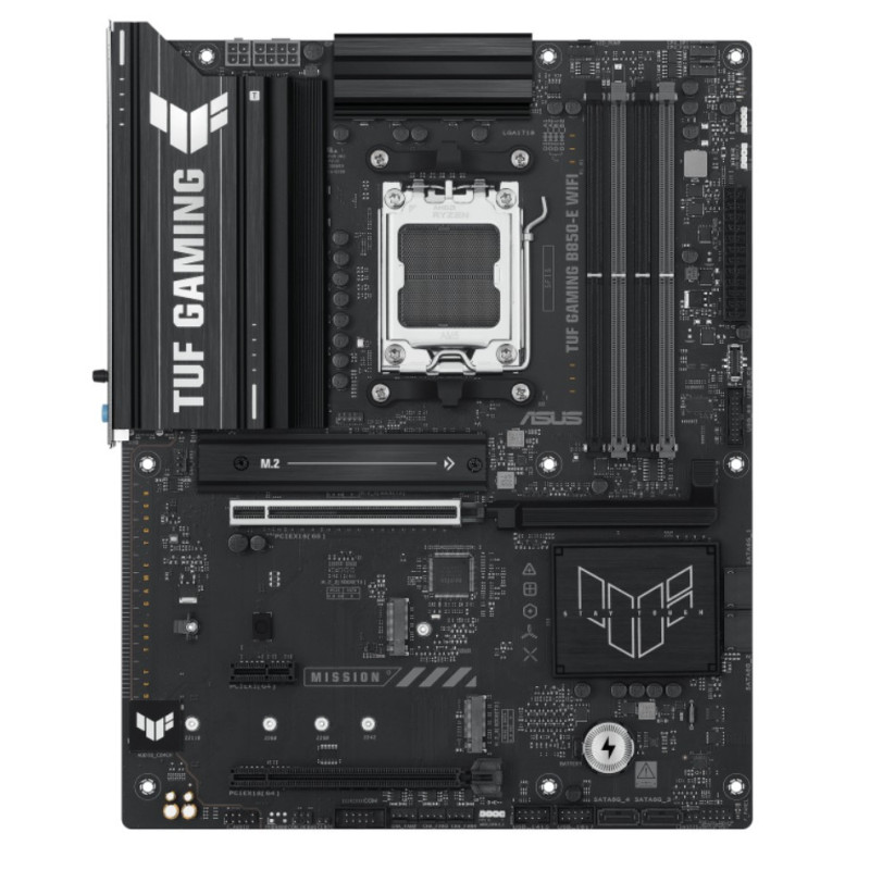 ASUS AMD B850 TUF GAMING B850-E WIFI (AM5)  ATX Motherboard, DDR5 256B, 1x PCIe 5.0 x16 slot, 3 x M.2 slots, 4 x SATA, Wi-Fi 