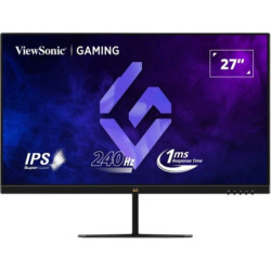 ViewSonic 27' Full HD 100Hz SuperClear IPS Panel with DisplayPort HDMI and VGA Speakers 2W VESA mount Monitor, 3YARW