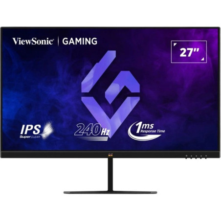 ViewSonic 27' Full HD 100Hz SuperClear IPS Panel with DisplayPort HDMI and VGA Speakers 2W VESA mount Monitor, 3YARW