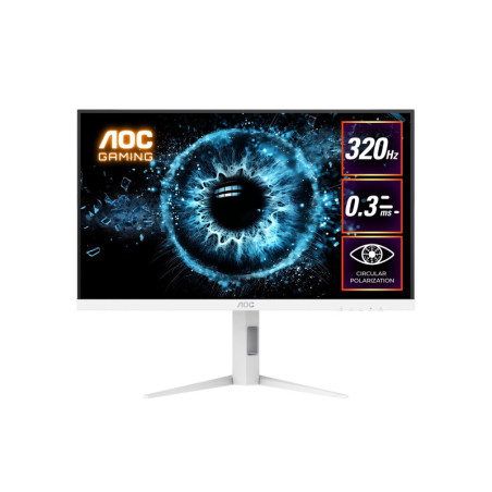 AOC 27' Fast IPS Q27G4SL/WS: 2560×1440 @ 320Hz, 1ms GtG, 350 nits, HDR 450 nits, sRGB 125%, DP 1.4, HDMI 2.1, ergonomic stan