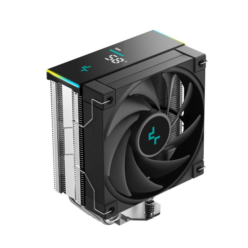 DeepCool AK400 Digital SE CPU Cooler, Status Display, ARGB LED Strips, 4x Heat Pipe Intel LGA1851/1700/1200/1151/1150/1155 /A