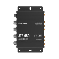 Teltonika ATRM50 5G Router for Transportation, Ultra-High Cellular Speeds, M12 CONNECTORS, DUAL SIM & eSIM, EN 45545-2 and EN
