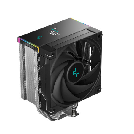 DeepCool AK500S Digital SE CPU Cooler, Status Display, ARGB LED Strips, 5 x Heat Pipe,Intel LGA1851/1700/1200/1151/1150/1155 