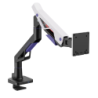 Brateck LDT95-C012UC Atlas Neo Gaming Monitor Arm with USB-A & USB-C Ports For most 24'~57' Monitors, Fit Curved Monitor, Mat