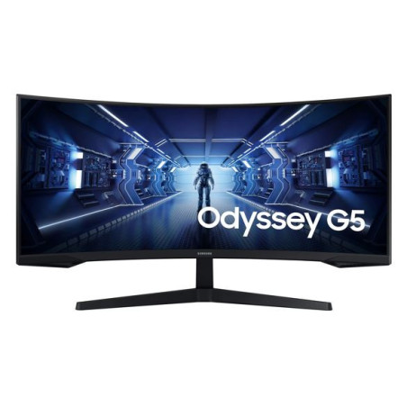 Samsung 34' Odyssey G55T WQHD Curved 3440x1440 21:9 1000R 165Hz 1ms 250 cd/㎡ FreeSync VA DP HDMI Headphone Tilt VESA Gaming