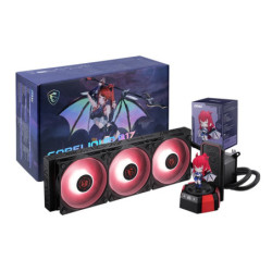 MSI CORELIQUID A17 MLG EDITION, 360mm, 394x119.6x27.2mm, Alu radiator, 3x120mm fans, 64.89CFM, 2050RPM, ARGB Gen2, 3400RPM pu