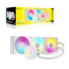 Corsair iCUE LINK TITAN 360 RX RGB AIO Liquid CPU Cooler - White: 73.5 CFM, 2100 RPM, Aluminum Radiator, Copper Cold Plate, I