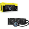 Corsair NAUTILUS 360 RS LCD Liquid CPU Cooler - Black, 360mm rad, LCD pump, 3x PWM fans, 2100 RPM, AM5/LGA1851, copper plate,