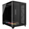 Corsair AIR 5400 RS-R ARGB Mid-Tower ATX Case - Black, Triple-Chamber, 360mm Rad Support, Glass Panels, USB-C, ATX/E-ATX, 2x 