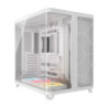 Corsair AIR 5400 LX-R RGB iCUE LINK Triple Chamber Mid-Tower PC Case - White: ATX/E-ATX: 467x470x340mm: TG: 360GPU: 180CPU: 3