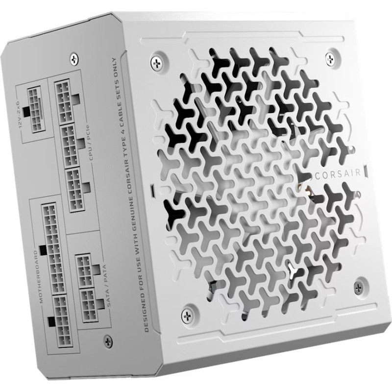 Corsair RMe Series™ RM850e - Fully Modular Low-Noise ATX Power Supply - White (AU), Cybenetics Gold, ATX12V 3.1, 2x PATA, 2