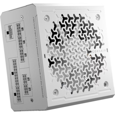 Corsair RMe Series™ RM850e - Fully Modular Low-Noise ATX Power Supply - White (AU), Cybenetics Gold, ATX12V 3.1, 2x PATA, 2