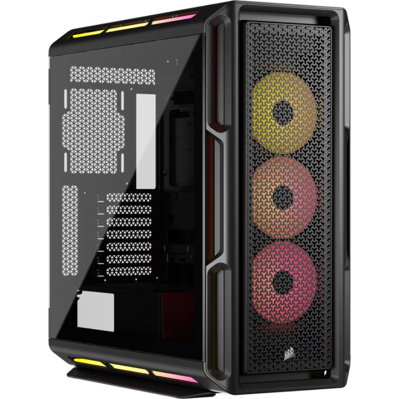 Corsair iCUE LINK 5000T LX RGB Mid-Tower High-Performance PC Case - Black, ATX, 450mm GPU, 170mm CPUcooler, 360mm rad, 3x LX1