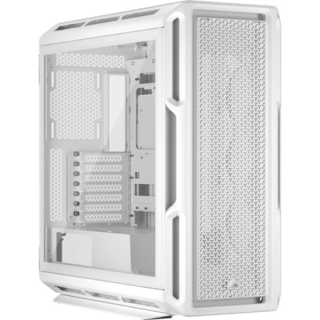 Corsair 5000T Mid-Tower High-Performance PC Case - White, ATX, 450mm GPU, 250mm PSU, 170mm CPU cooler, 360mm rad, 1x USB-C 3.