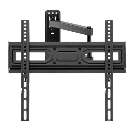 Brateck LPA78-443 Super Economy Full-Motion TV Wall Mount, Fit Screen Size: 32'-55' Up to 35 KG, Fine Texture Black,358x440x4