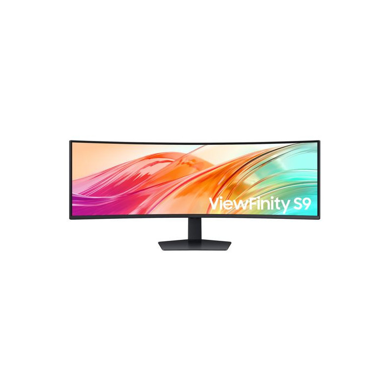 Samsung 49' ViewFinity Monitor Dual QHD 5120x1440 5ms 32:9 1000R Tilt Swivel Height Adjust VESA DisplayHDR 400 1xUSB-C DP 2xH