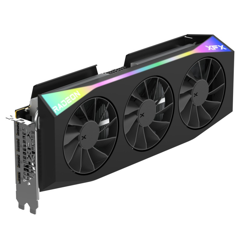 XFX Mercury AMD Radeon RX 9070XT OC Gaming Edition with RGB 16GB GDDR6, HDMI 3xDP, AMD RDNA™ 4 (RX-97TRGBBB9)